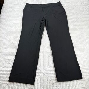 Old Navy Pants Women's 14 Black Stretch Ankle Bootcut Y2K Office Work 2006 VTG